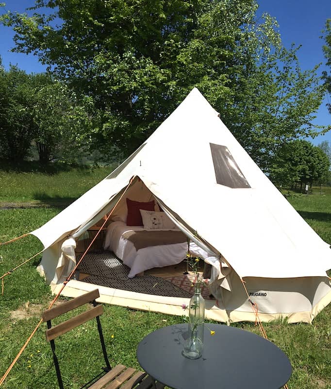 tente double glamping
