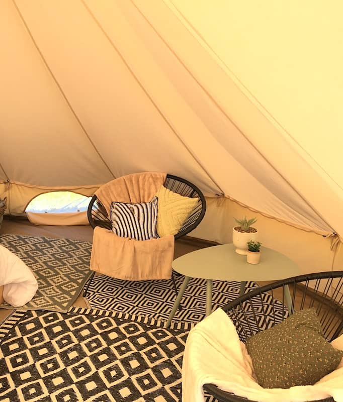 salon de la tente double XL